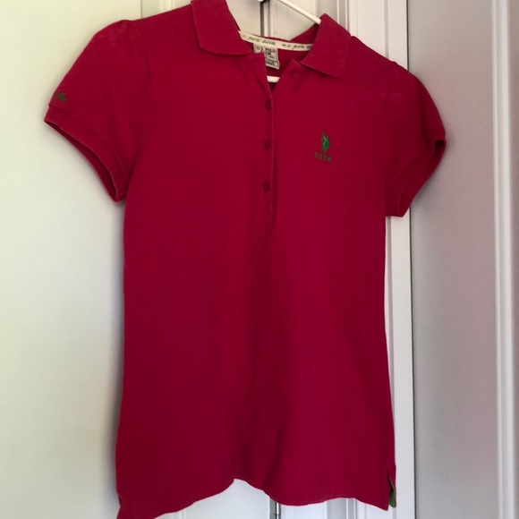 U.S. Polo Assn. Bright Pink Polo - Picture 1 of 2
